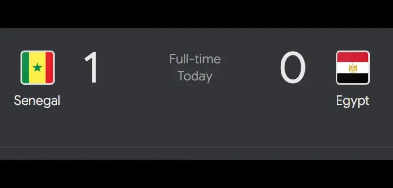 Illustration pour l'article: Sénégal 1-0 Égypte, CAN : résumé du match (14/01/2026) - L'Équipe