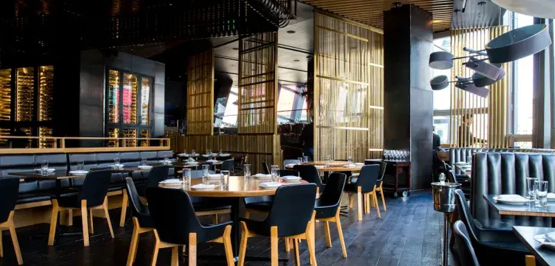 Intérieur d'un restaurant - braquage à Marseille