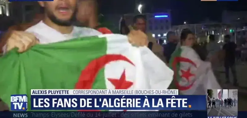 Match de la CAN 2025 - Supporters en action