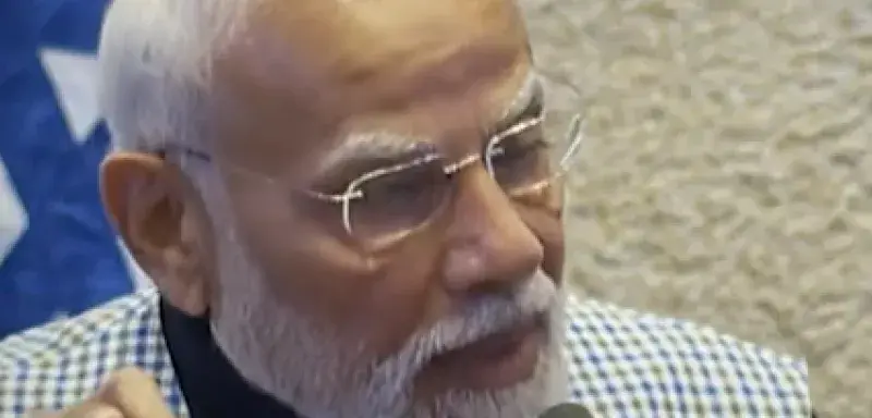 Le Premier ministre indien Narendra Modi s'adressant à la Knesset israélienne