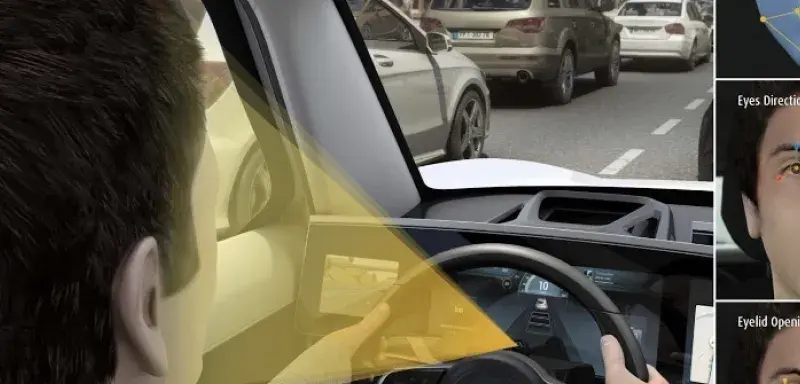 Illustration pour l'article: Vos yeux au volant surveillés : comment les caméras dans les voitures deviennent un outil de contrôle
