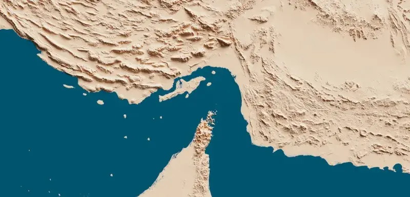 Strait of hormuz between iran and oman