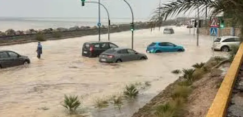 Premières inondations à Alicante