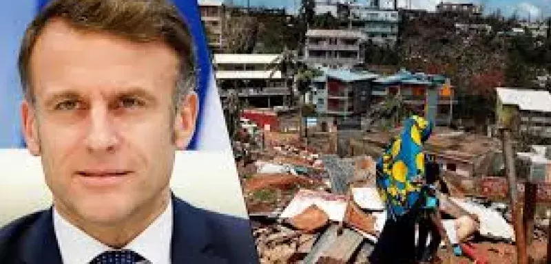France : Emmanuel Macron se rend sur sur l’Île de Mayotte complètement dévastée par le cyclone Chido
