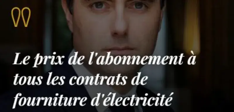 Sebastien Lecornu annonce une baisse du prix de l'électricité