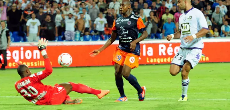 C'est Camara sur une belle ouverture d'Utaka qui a ouvert le score à la 31ème minute, avec une superbe balle piquée. (DR)