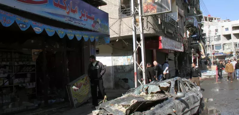 la capitale syrienne est devenue un territoire de guerre... (Xinhua)