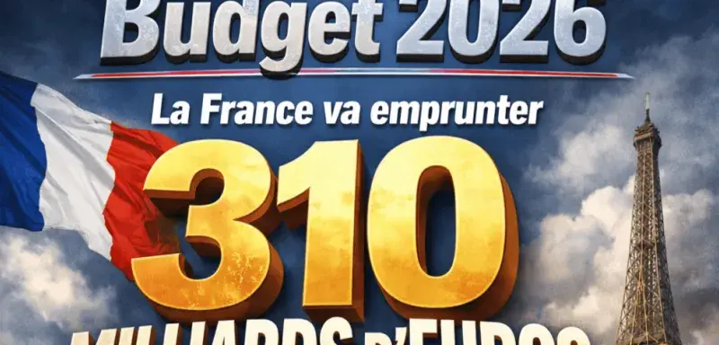 Budget 2026 : la France va emprunter un montant record de 310 milliards d'euros