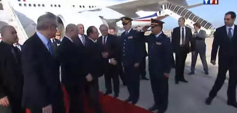 François Hollande a effectué une visite éclair à Beyrouth... (DR)