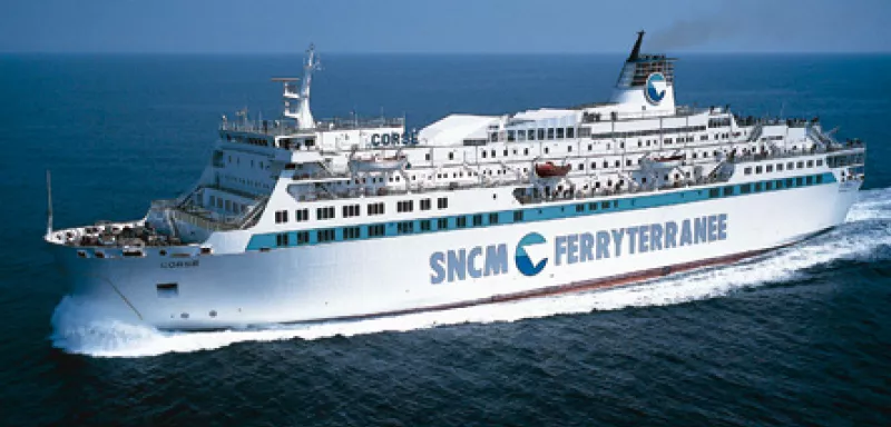 Le Corse est bloqué sur le Port de Marseille depuis hier soir. (DR)