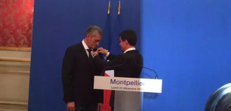 Manuel Valls et Philippe Saurel sont amis depuis de nombreuses années. (© Abdi Elkandoussi/Twitter) 