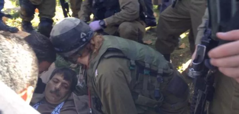 Ziad Abou Ein s'est affaissé en se tenant la poitrine... (DR)