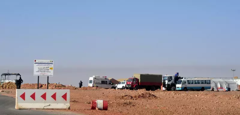 L'entrée du site gazier... (Xinhua)