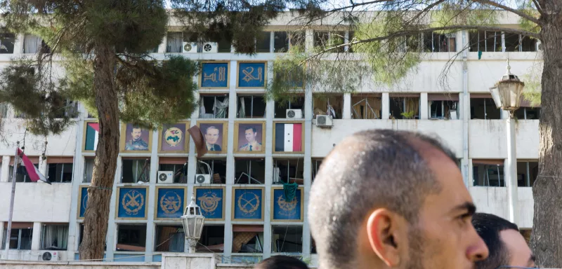 Bâtiment officiel à Damas (Xinhua)