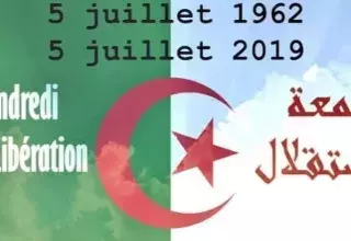 Vendredi 5 juillet, une marche massive pour la deuxième indépendance du pays