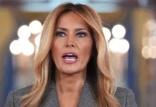 "Je ne suis pas une victime d'Epstein. Epstein ne m'a pas présentée à Donald Trump", a déclaré Melania Trump depuis le Grand Foyer de la Maison-Blanche