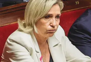 Marine Le Pen à l'Assemblée nationale en 2024