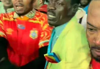 Michel Kuka Mboladinga le supporter congolais immobile en tribunes lors de la CAN 2025