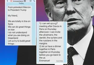 Donald Trump et Emmanuel Macron lors d'une rencontre diplomatique