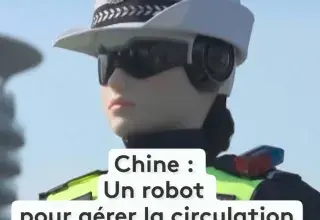 Illustration pour l article: Chine : un robot pour gérer la circulation