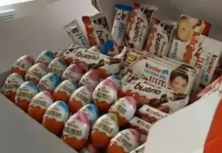 Illustration d une fausse publicité pour une box Kinder gratuite circulant sur les réseaux sociaux