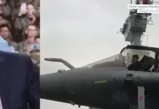 Dominique de Villepin, ancien Premier ministre français, lors de son interview sur la guerre au Moyen-Orient