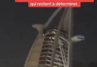 Le Burj Al Arab de Dubaï touché par une frappe de drone iranien