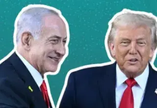 Illustration de l'article sur la plainte déposée à la Cour pénale internationale contre Donald Trump et Benjamin Netanyahu