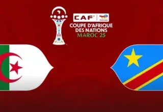 Match de football Algérie vs RDC à la CAN 2025