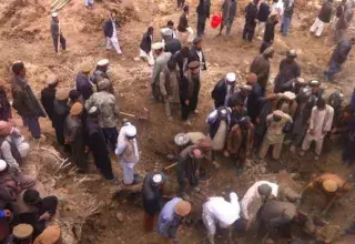 les glissements de terrain ont fait au moins 300 morts... (DR)