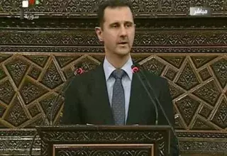 En direct de la télévision Syrienne (DR)