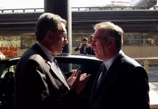 Marc Dufour avait encouragé François Bayrou à être « soi-même », le 30 mars dernier, à Montpellier, mais la rupture semble aujourd'hui consommée... (DR)