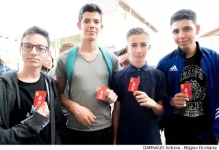 La Carte Jeune Région, c'est notamment 266 000 jeunes bénéficiaires. (Photo Anthoine Darnaud/Région Occitanie) 