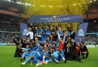 Les Marseillais ont remporté la finale face à Lyon par 1 but à 0. (DR)