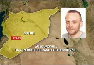 Gilles Jacquier a été atteint par des tirs de mortier (DR)