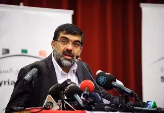 Un membre du Conseil National Syrien (Xinhua)