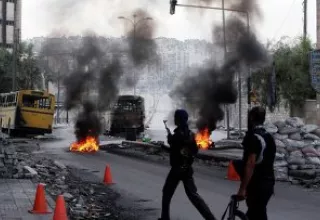 l’aviation aurait pilonné les lieux «après l'arrivée d'une cargaison d'essence et tandis qu'une foule importante avait convergé vers la station-service...» (DR)